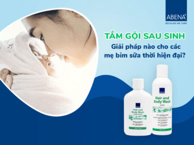 Giải pháp tắm gội cho mẹ bỉm