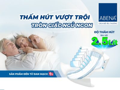 Tã người lớn abena thấm hút 2.5 lít