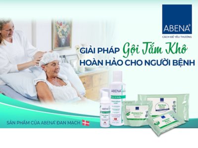 Dầu gội tắm khô cho người bệnh