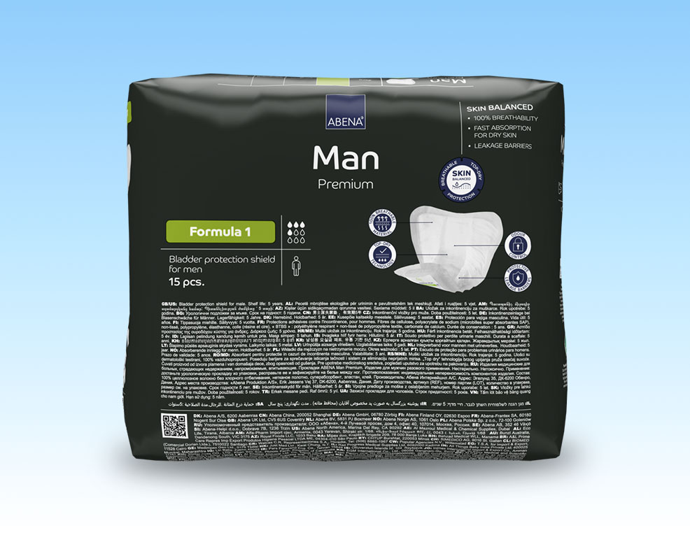 Băng vệ sinh nam Abena man Formula 1