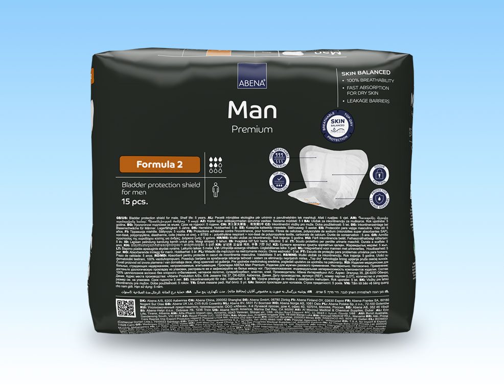 Băng vệ sinh nam Abena man Formula 2