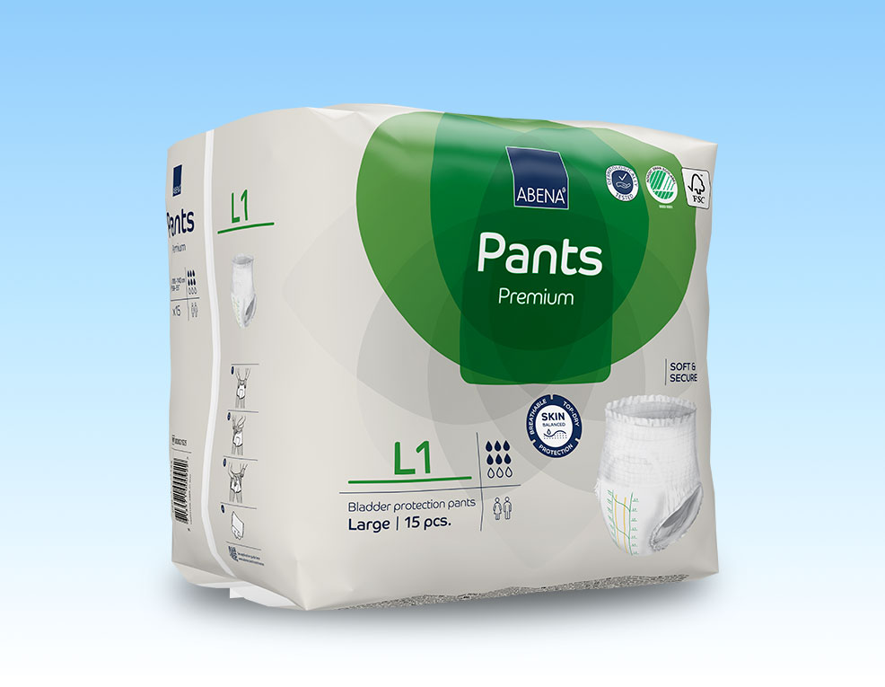 Tã Quần Người Lớn Abena Pants Premium L1 (1400Ml) (15 Miếng)