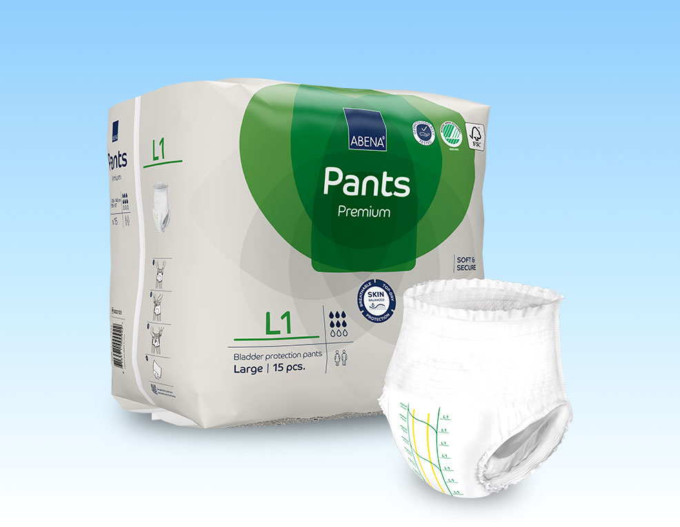 Tã Quần Người Lớn Abena Pants Premium L1 (1400Ml) (15 Miếng)