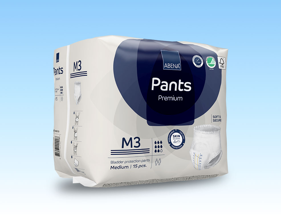 Tã quần người lớn Abena Pants Premium M3 (2400Ml) (15 miếng)