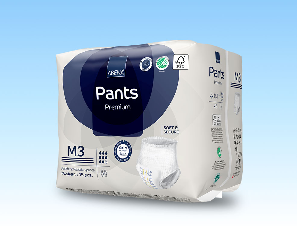 Tã quần người lớn Abena Pants Premium M3 (2400Ml) (15 miếng)