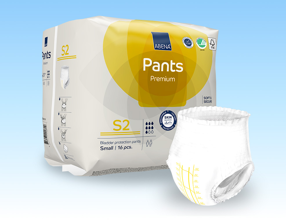 Tã Quần Người Lớn Abena Pants Premium S2 – Nhập Khẩu Đan Mạch (16 miếng)