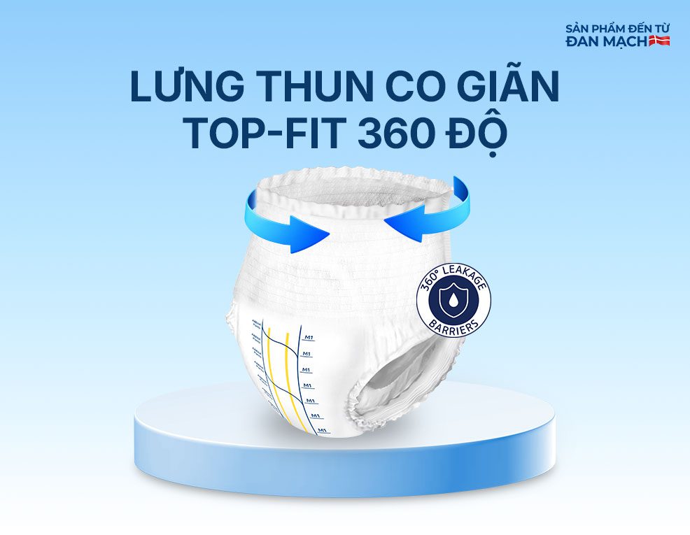 Tã Quần Người lớn Abena Pants Premium M1 – Nhập khẩu Đan Mạch